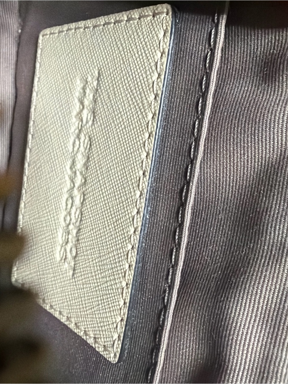 Marc Jacobs Double Zip Snapshot Bag — Cream with Black Trim & Gold Hardware - Picture 5 of 5